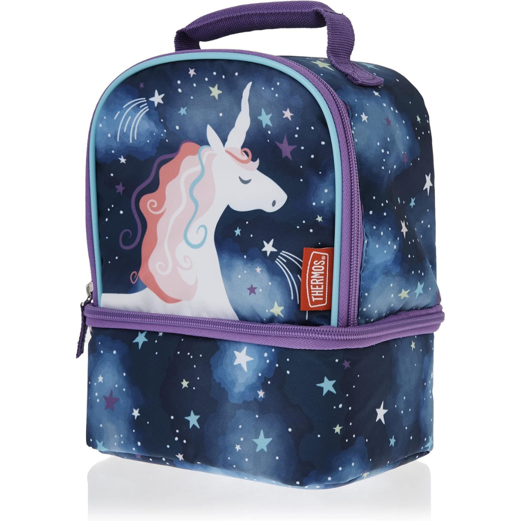 THERMOS TÚI ĐỰNG CƠM TRƯA CHO BÉ 2 NGĂN NHỰA