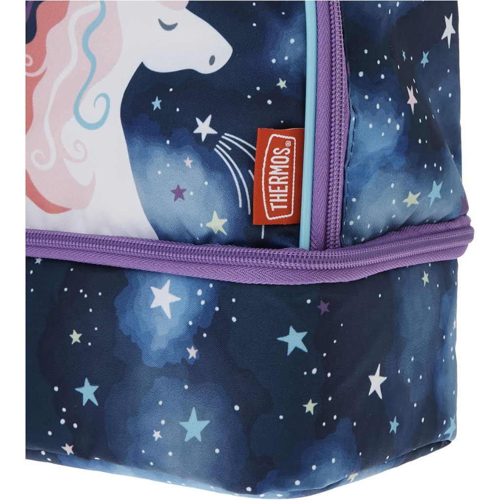 THERMOS TÚI ĐỰNG CƠM TRƯA CHO BÉ 2 NGĂN NHỰA