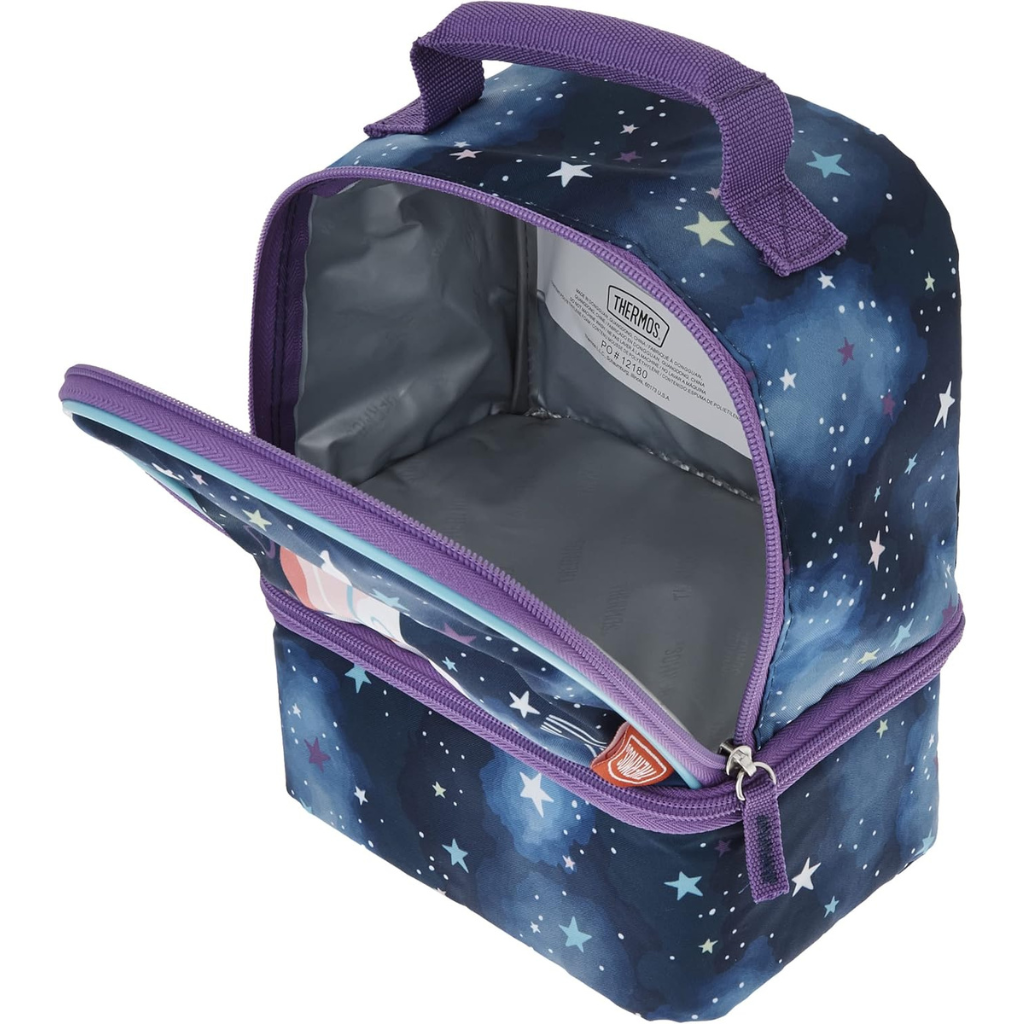 THERMOS TÚI ĐỰNG CƠM TRƯA CHO BÉ 2 NGĂN NHỰA