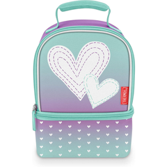 THERMOS TÚI ĐỰNG CƠM TRƯA CHO BÉ 2 NGĂN NHỰA