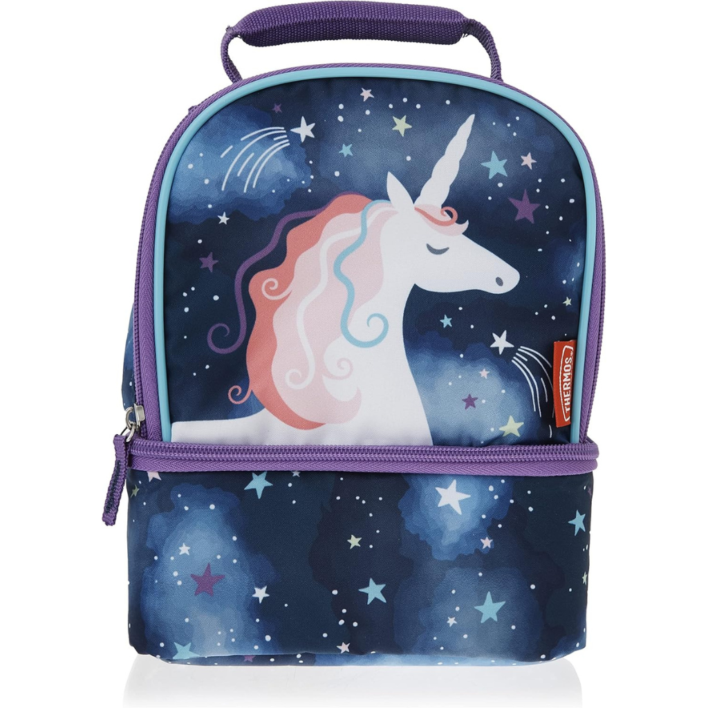 THERMOS TÚI ĐỰNG CƠM TRƯA CHO BÉ 2 NGĂN NHỰA