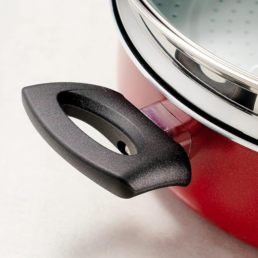 TRAMONTINA CHẢO NHÔM CHỐNG DÍNH KÈM KHAY HẤP 3.78L