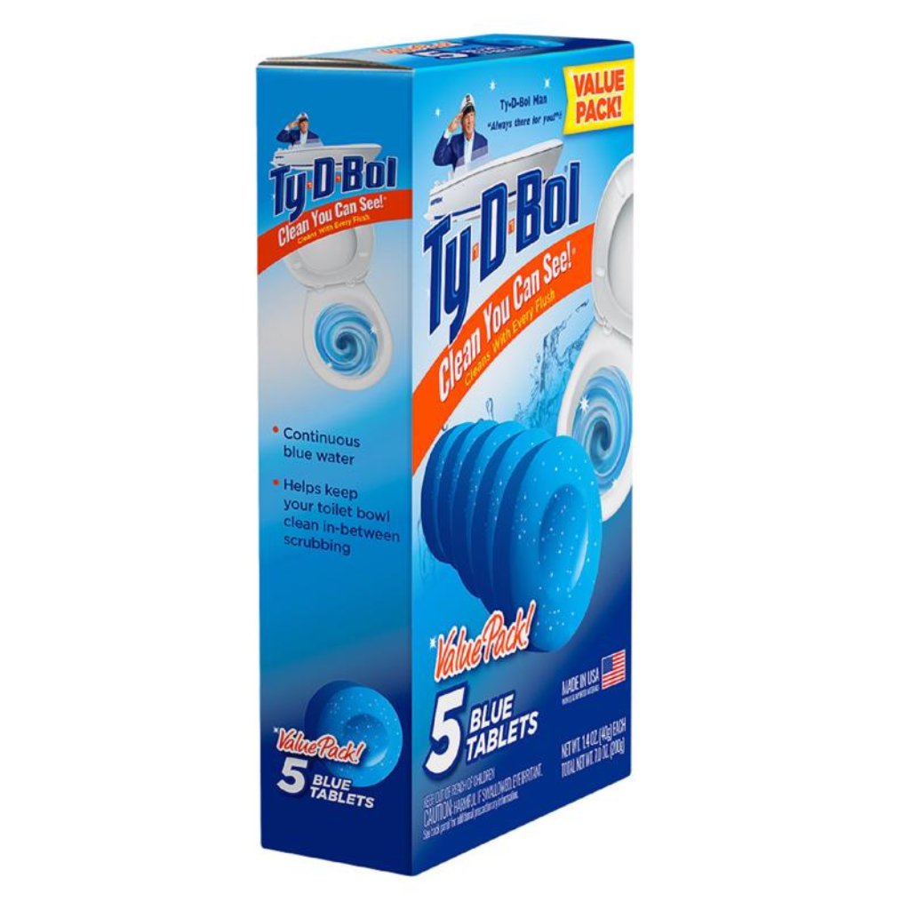 TY.D.BOL GÓI 5 VIÊN TẨY BỒN CẦU BLUE SPRUCE