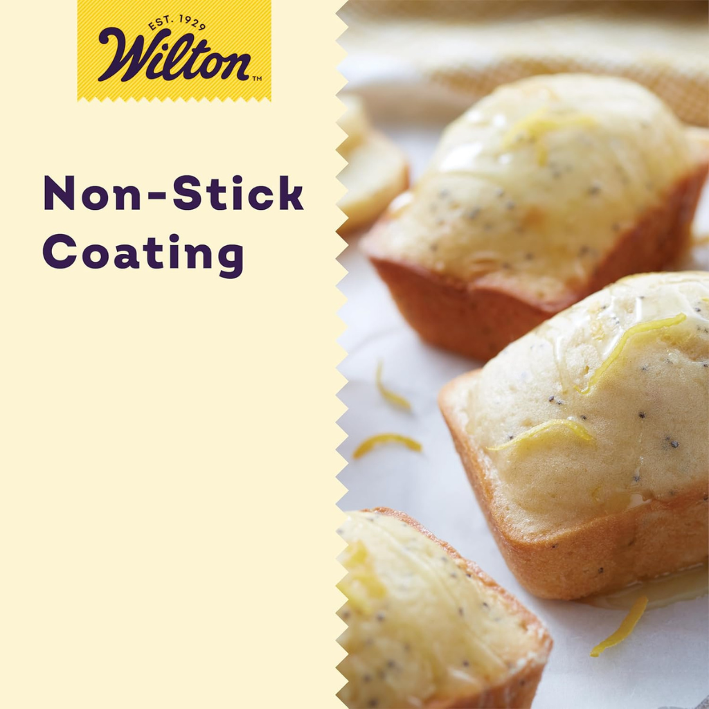 WILTON BỘ 3 KHUÔN NƯỚNG BÁNH MÌ MINI CHỐNG DÍNH