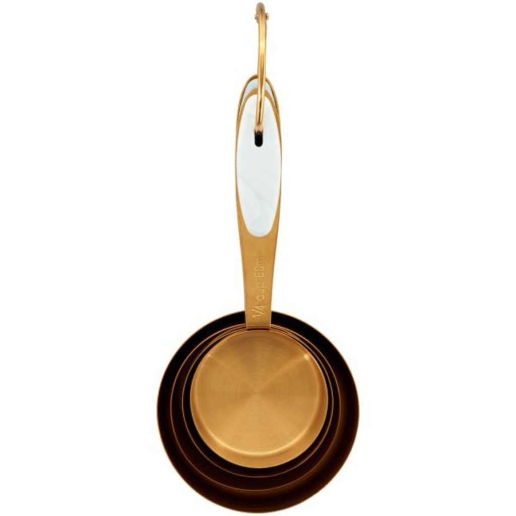 WILTON BỘ 4 CUP ĐONG NGUYÊN LIỆU NẤU ĂN MẠ VÀNG