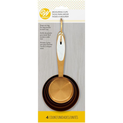 WILTON BỘ 4 CUP ĐONG NGUYÊN LIỆU NẤU ĂN MẠ VÀNG