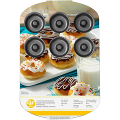 WILTON KHUÔN NƯỚNG BÁNH DONUT NHỎ 12 LỖ KIM LOẠI