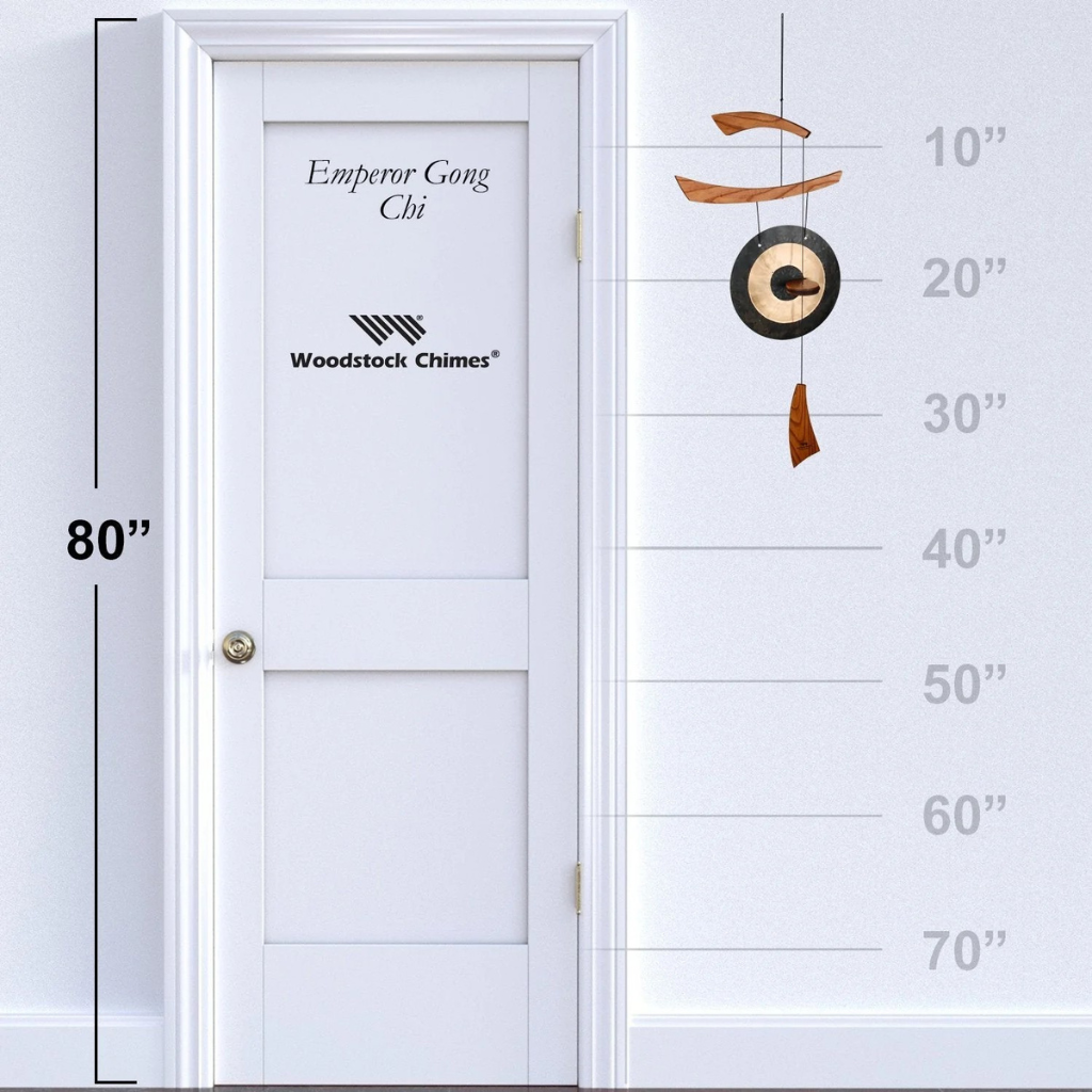 WOODSTOCK CHIMES CHUÔNG CỒNG GIÓ TREO 86CM ĐỒNG