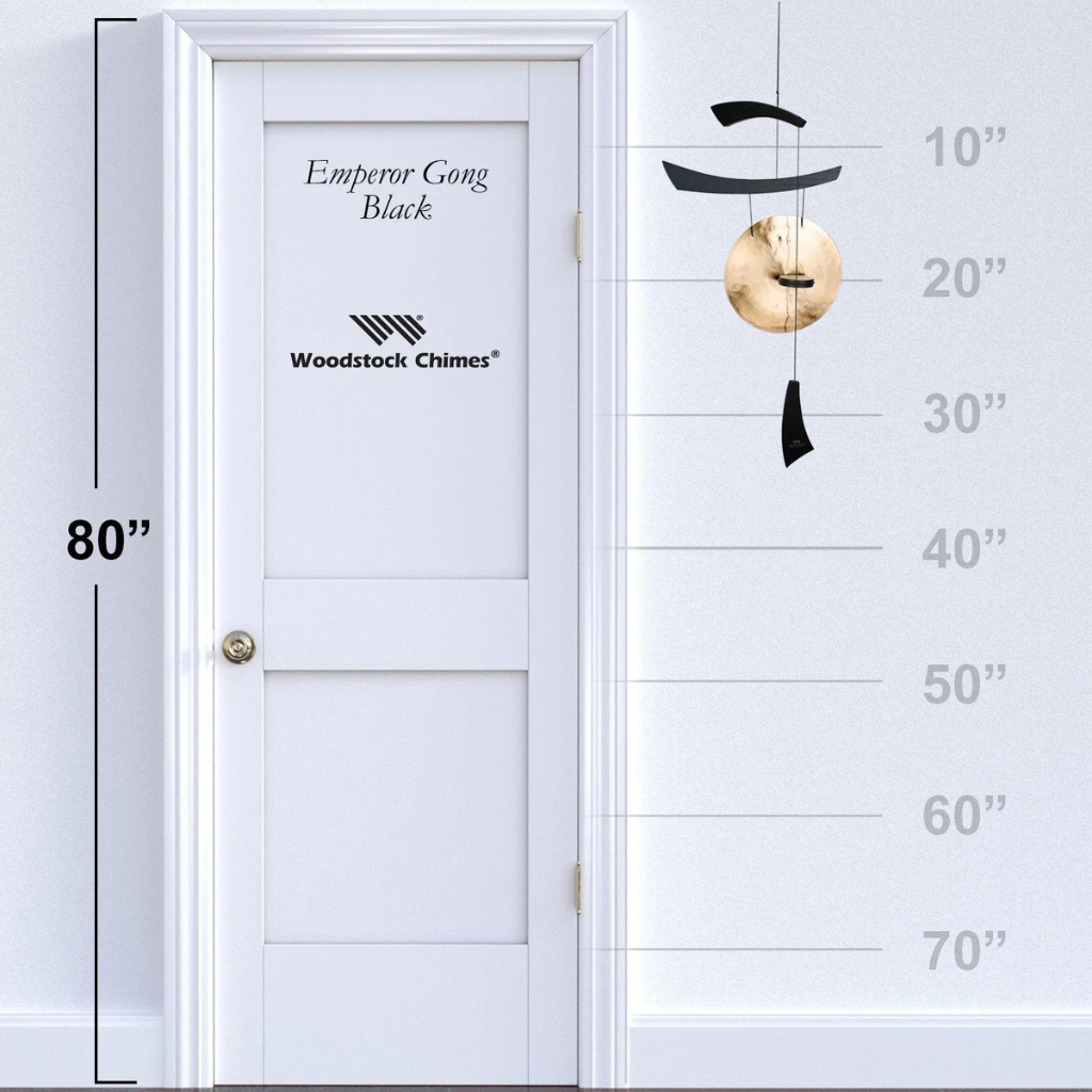 WOODSTOCK CHIMES CHUÔNG CỒNG GIÓ TREO 86CM ĐỒNG