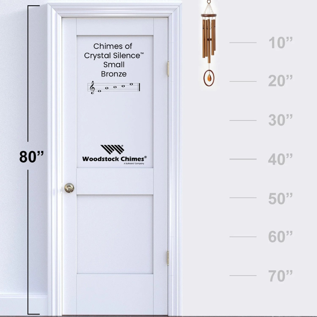 WOODSTOCK CHIMES CHUÔNG GIÓ BẰNG NHÔM GỖ 53.3CM