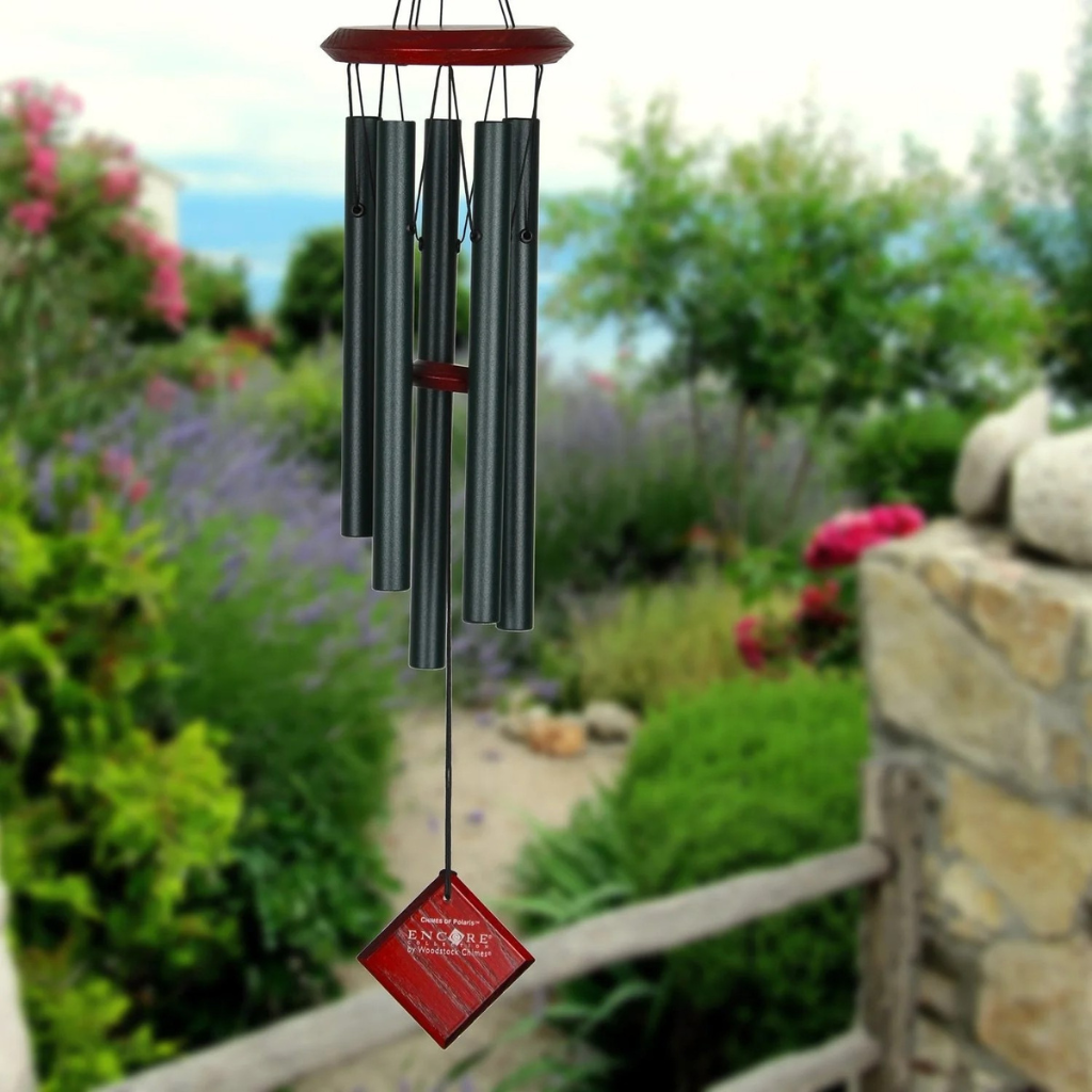 WOODSTOCK CHIMES CHUÔNG GIÓ BẰNG NHÔM GỖ 56CM