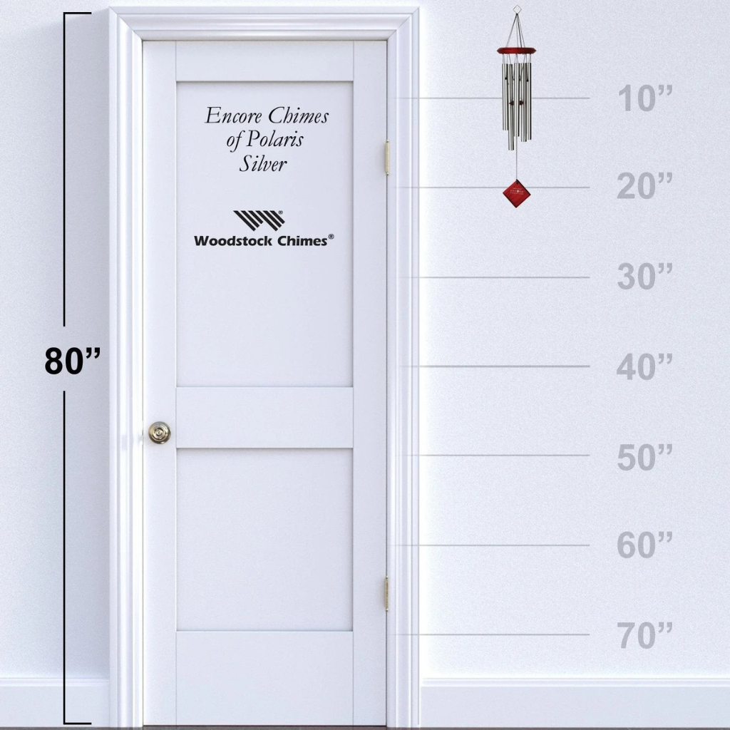 WOODSTOCK CHIMES CHUÔNG GIÓ BẰNG NHÔM GỖ 56CM