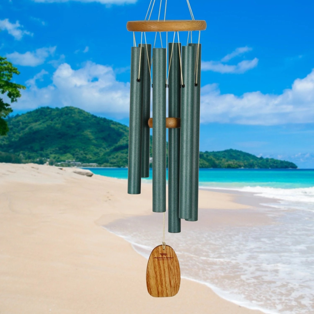 WOODSTOCK CHIMES CHUÔNG GIÓ BẰNG NHÔM GỖ 61CM