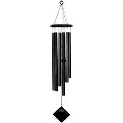 WOODSTOCK CHIMES CHUÔNG GIÓ BẰNG NHÔM GỖ 68CM ĐEN
