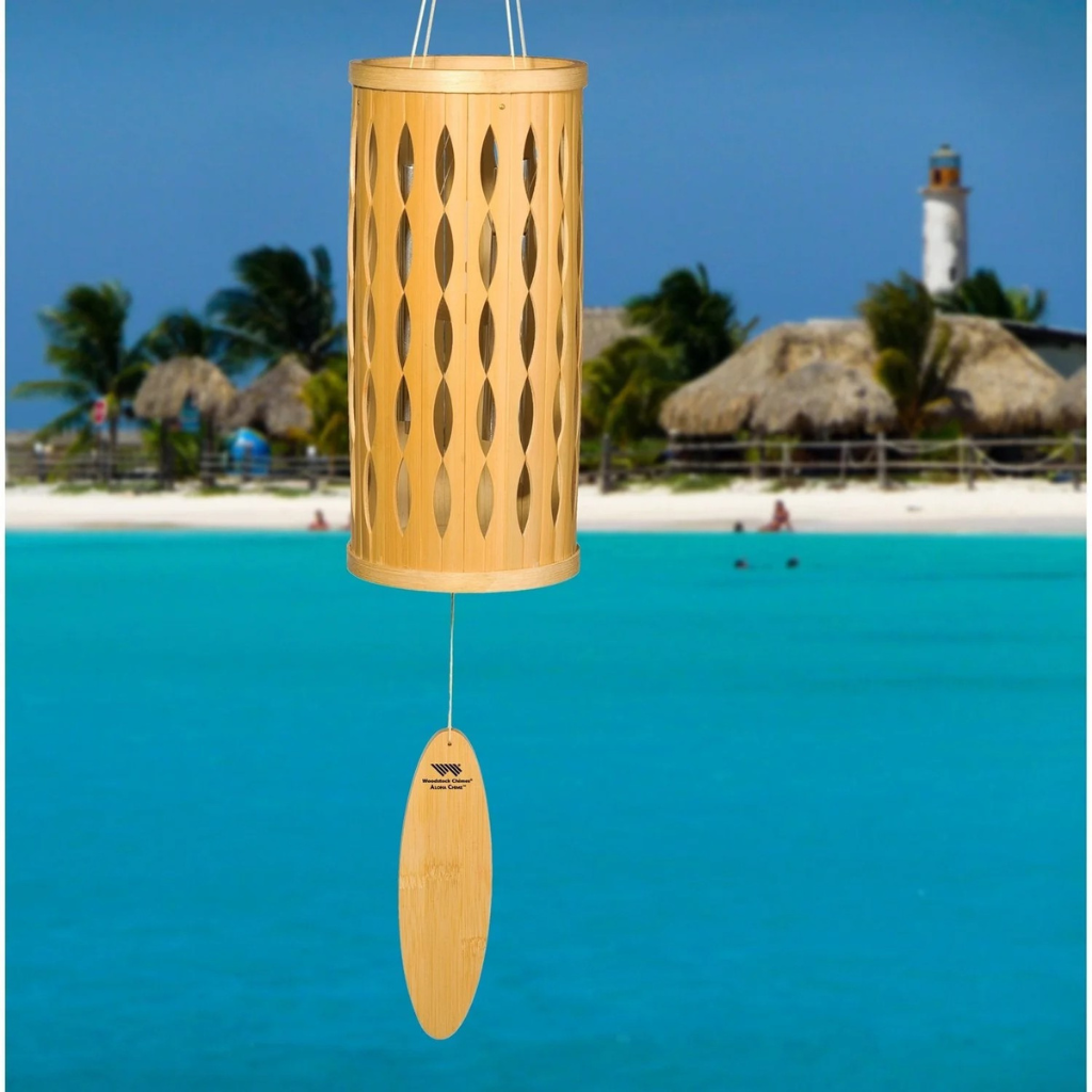 WOODSTOCK CHIMES CHUÔNG GIÓ BẰNG NHÔM/TRE 71CM