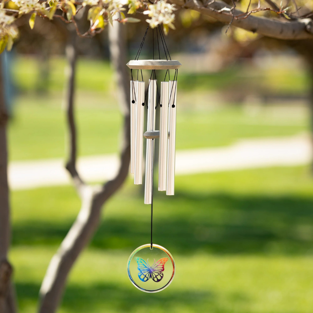 WOODSTOCK CHIMES CHUÔNG GIÓ THỦY TINH HÌNH BƯỚM