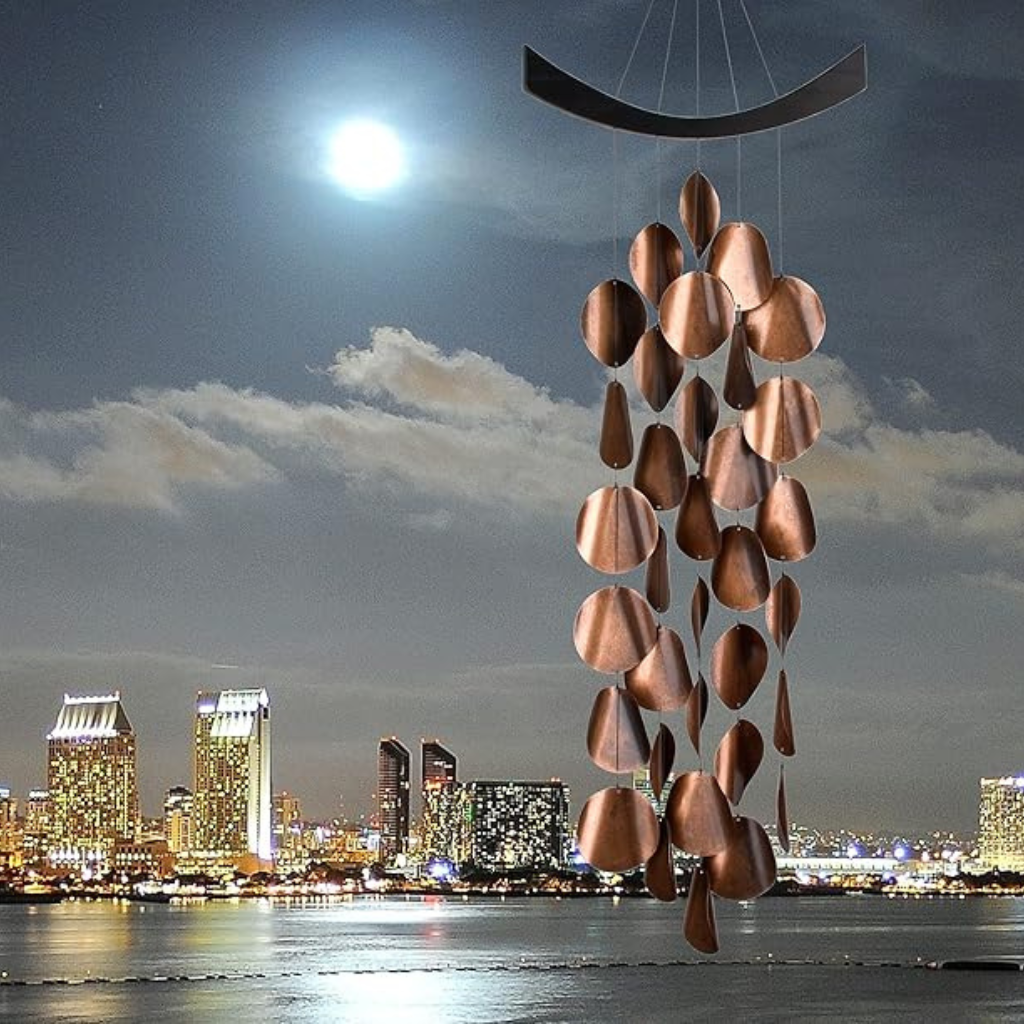 WOODSTOCK CHIMES CHUÔNG GIÓ THIẾT KẾ RÈM ĐỒNG 86CM