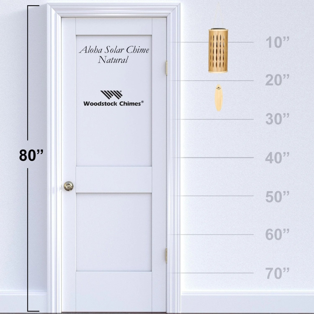 WOODSTOCK CHIMES CHUÔNG GIÓ TRE TÍCH HỢP ĐÈN 71CM