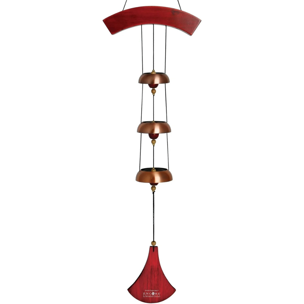 WOODSTOCK CHIMES CHUÔNG THÉP MẠ ĐỒNG CỔ 91.4CM