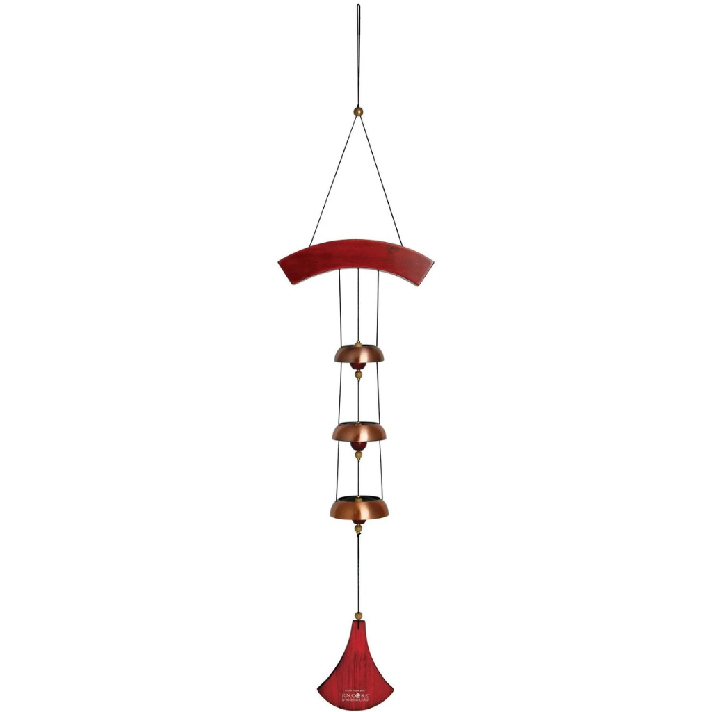 WOODSTOCK CHIMES CHUÔNG THÉP MẠ ĐỒNG CỔ 91.4CM