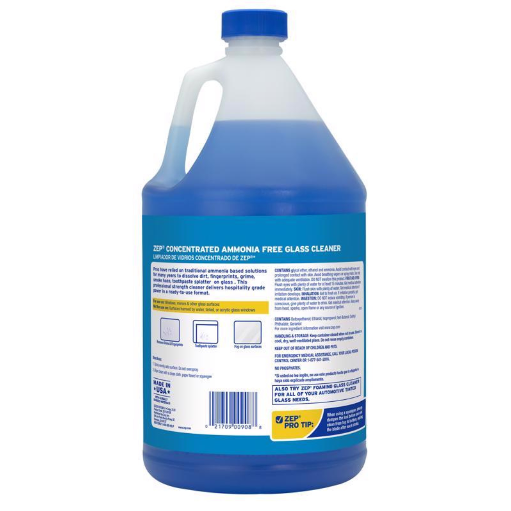 ZEP NƯỚC LAU KÍNH KHÔNG MÙI 3.78L