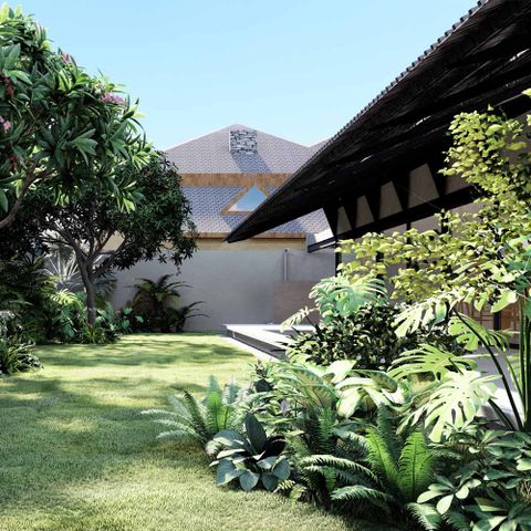  THIẾT KẾ CẢNH QUAN BIỆT THỰ  200M2 - TRẦN NÃO 