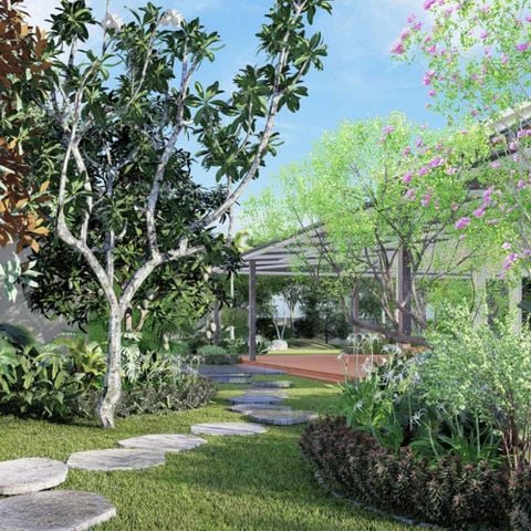 THIẾT KẾ CẢNH QUAN VILLA LOTUS 1000M2