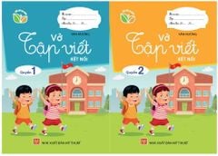[Sách mới] - BỘ VỞ TẬP VIẾT LỚP 1 - KẾT NỐI TRI THỨC: Luyện viết theo bài học SGK Tiếng Việt Lớp 1