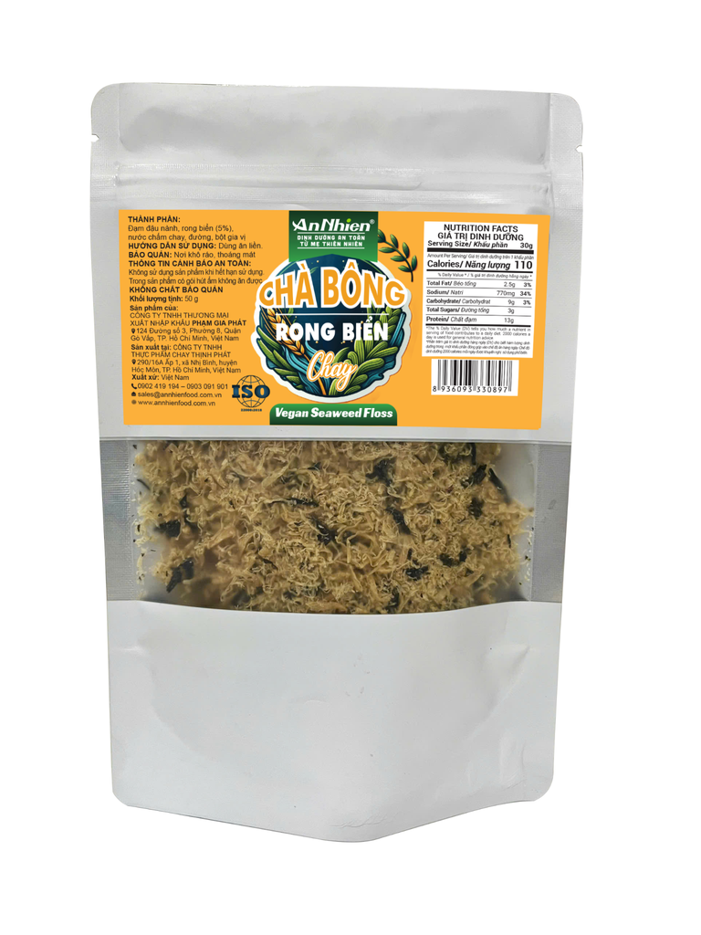  Chà bông rong biển chay 50g (Chay mặn đều dùng được) 