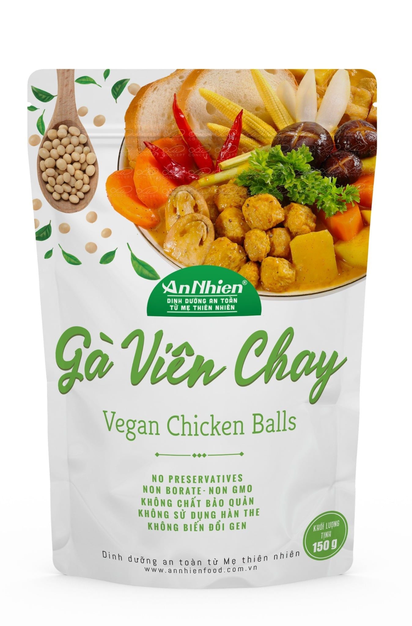  Gà Viên Chay 150g (Vegan Soy Chicken Balls 150g) 