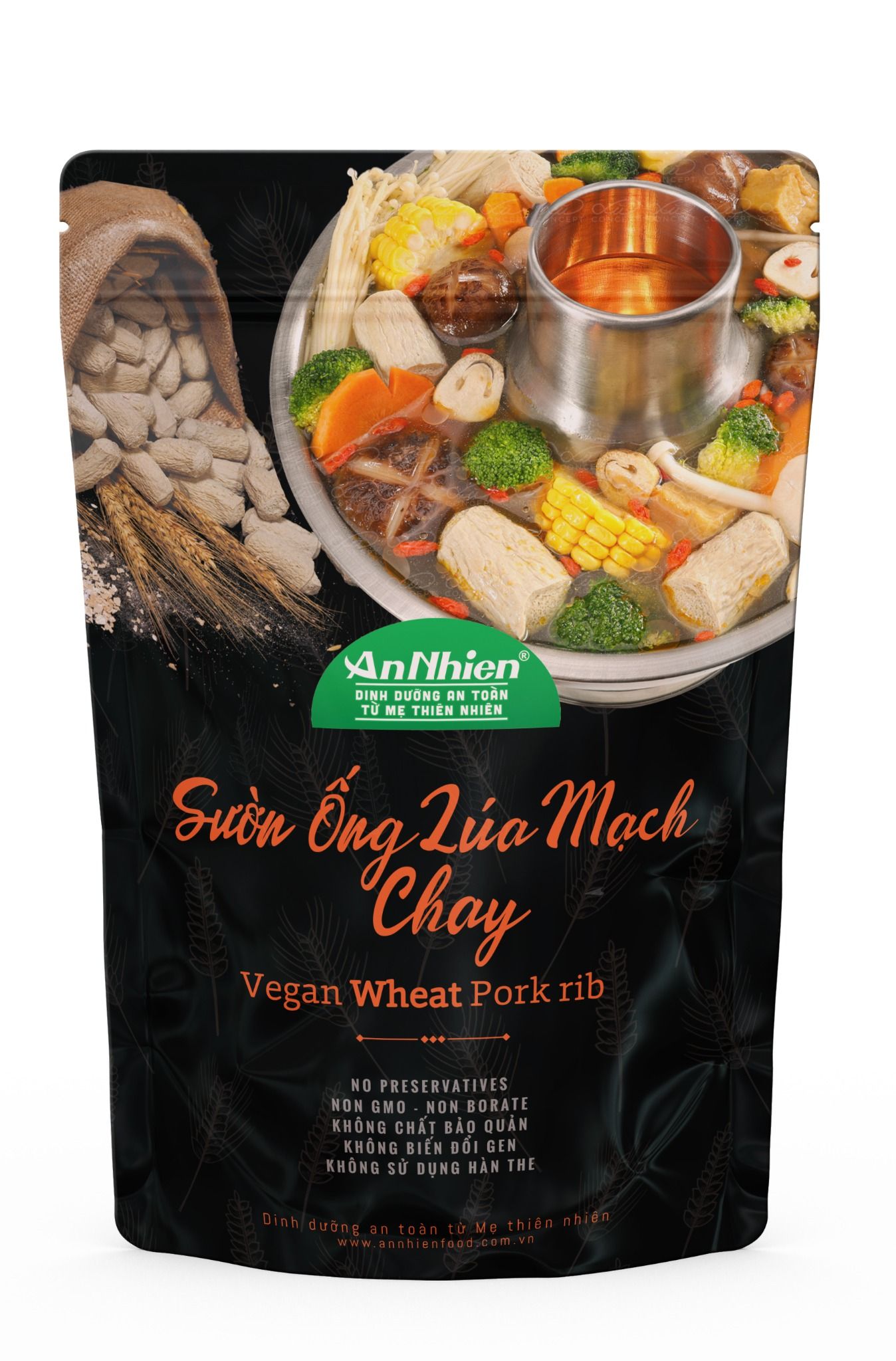  Sườn Ống Lúa Mạch Chay (Vegan Wheat Pork Ribs) 