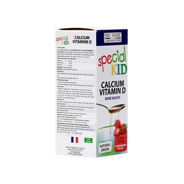  TPBVSK Special Kid Calcium Vitamine D - Giúp con cao lớn hơn [Nhập khẩu Pháp] 