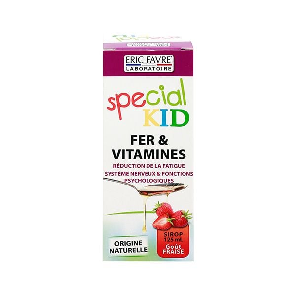  TPBVSK Special Kid Fer Et Vitamines - Bổ sung sắt. Giúp giảm thiếu máu do thiếu sắt [Nhập khẩu Pháp] 