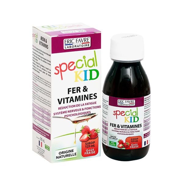  TPBVSK Special Kid Fer Et Vitamines - Bổ sung sắt. Giúp giảm thiếu máu do thiếu sắt [Nhập khẩu Pháp] 