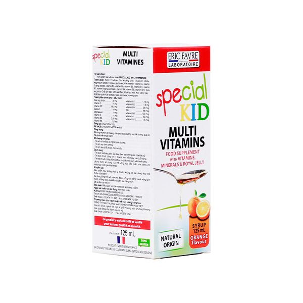  TPBVSK Special Kid Multivitamines - Hỗ trợ tăng cường thể lực và sức khỏe cho trẻ [Nhập khẩu Pháp] 