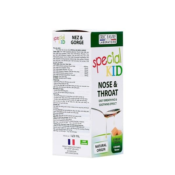  TPBVSK Special Kid Nez et Gorge - Giúp thông mũi, giảm ho, bớt lo viêm họng [Nhập khẩu Pháp] 