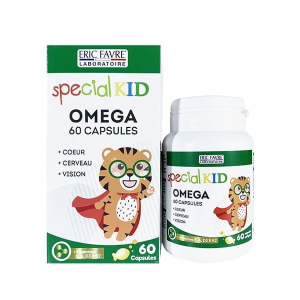  TPBVSK Special Kid Omega - Hỗ trợ tăng cường thị lực, tốt cho não bộ và tim mạch [Combo 02 Hộp 30 viên - Nhập khẩu Pháp] 