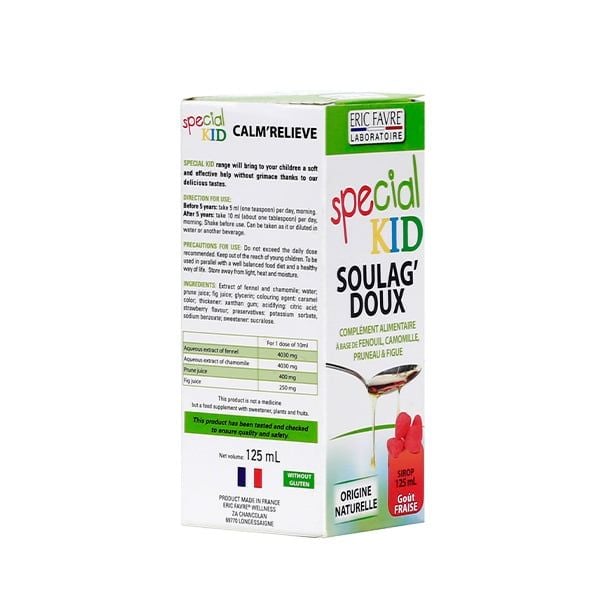  TPBVSK Special Kid Soulag'Doux - Hỗ trợ nhuận tràng, chẳng màng táo bón [Nhập khẩu Pháp] 