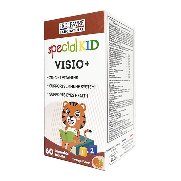  TPBVSK Special Kid Visio+ Hỗ trợ đôi mắt khỏe mạnh [Hộp 60 viên - Nhập khẩu Pháp] 