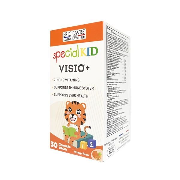  TPBVSK Special Kid Visio+ Hỗ trợ đôi mắt khỏe mạnh [Hộp 30 viên - Nhập khẩu Pháp] 