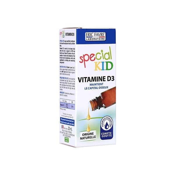  TPBVSK Special Kid Vitamine D3 - Xương răng chắc khỏe - Cơ thể cứng cáp [Nhập khẩu Pháp] 