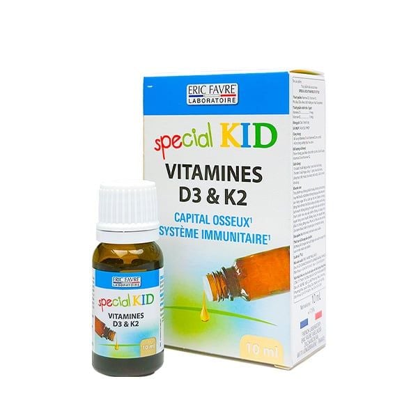 TPBVSK Special Kid Vitamines D3 et K2 - Hỗ trợ hấp thu Canxi - Giúp bé cao lớn [Nhập khẩu Pháp] 