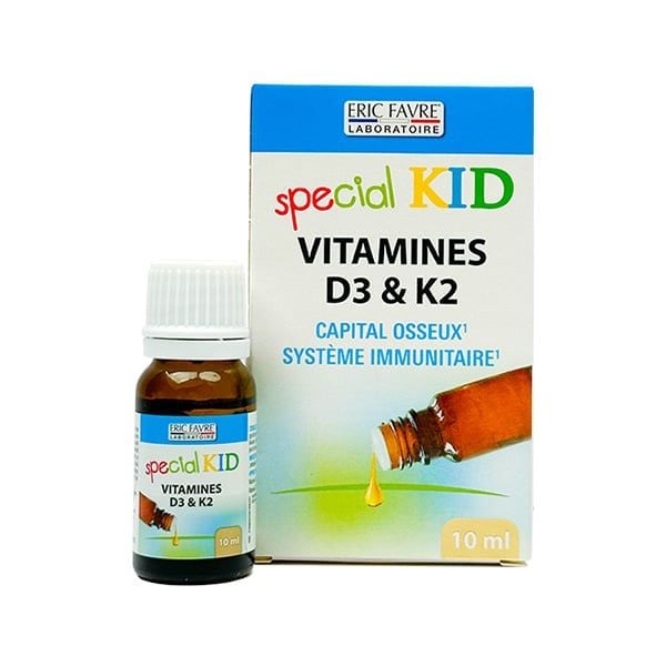  TPBVSK Special Kid Vitamines D3 et K2 - Hỗ trợ hấp thu Canxi - Giúp bé cao lớn [Nhập khẩu Pháp] 