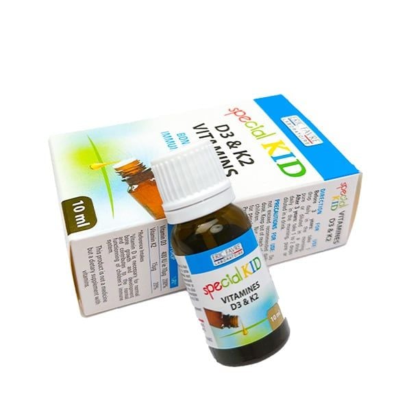  TPBVSK Special Kid Vitamines D3 et K2 - Hỗ trợ hấp thu Canxi - Giúp bé cao lớn [Nhập khẩu Pháp] 