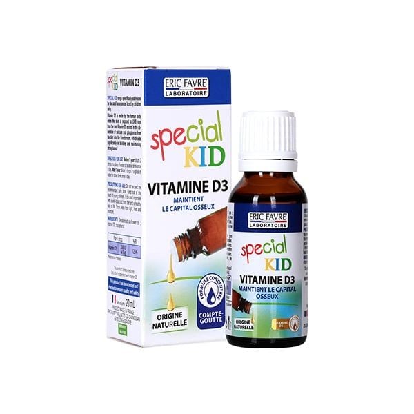  TPBVSK Special Kid Vitamine D3 - Xương răng chắc khỏe - Cơ thể cứng cáp [Nhập khẩu Pháp] 