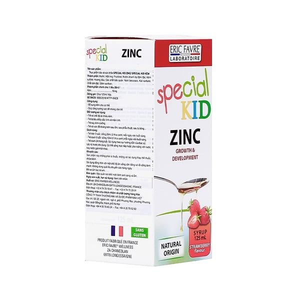  TPBVSK Special Kid Zinc - Đề kháng khỏe - Trẻ chơi vui [Nhập khẩu Pháp] 