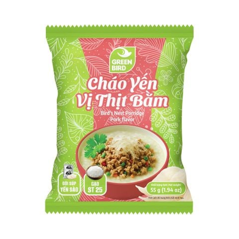  Cháo yến vị thịt bằm - Gói 55g 