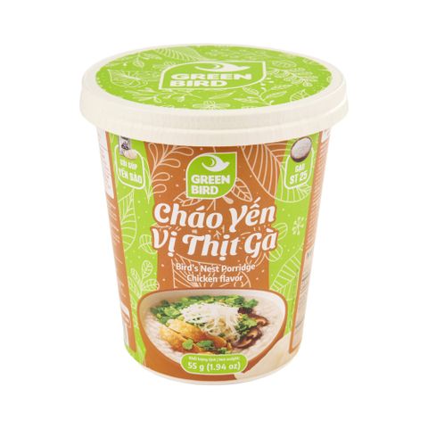  Cháo yến vị thịt gà - Ly 55g 