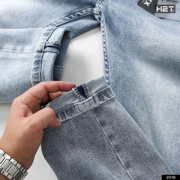  Quần Jeans Regular Fit Light Blue 2018 