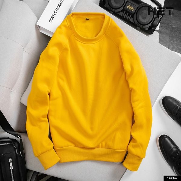  ÁO NỈ TRƠN LÓT BÔNG BASIC 1492 